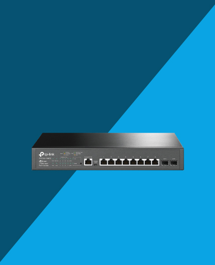 TL-SG3210, JetStream 8-Port Gigabit L2+ Managed Switch with 2 SFP Slots